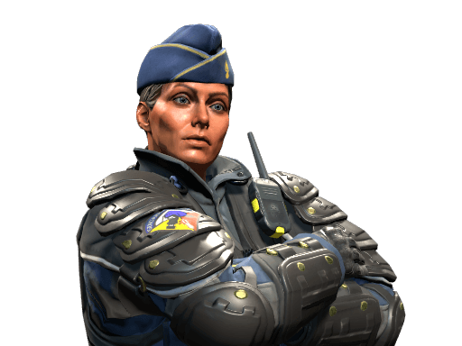 Chef d'Escadron Rouchard - CS2 agent skin