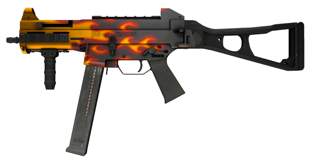 UMP-45 | Blaze CS2 skin