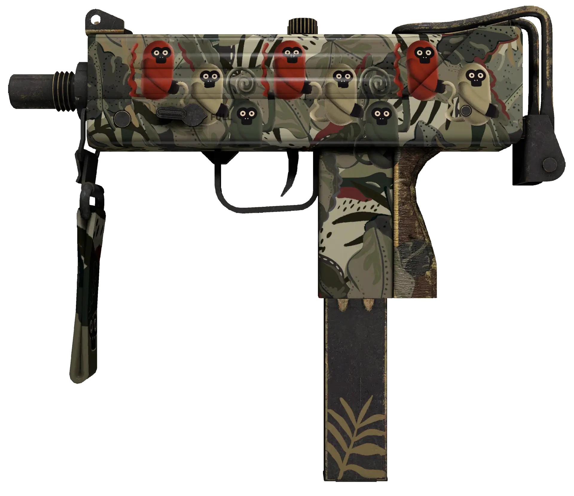 MAC-10 | Monkeyflage CS2 skin