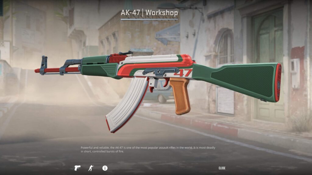 AK-47 | Retro Racer CS2 Steam Workshop skin
