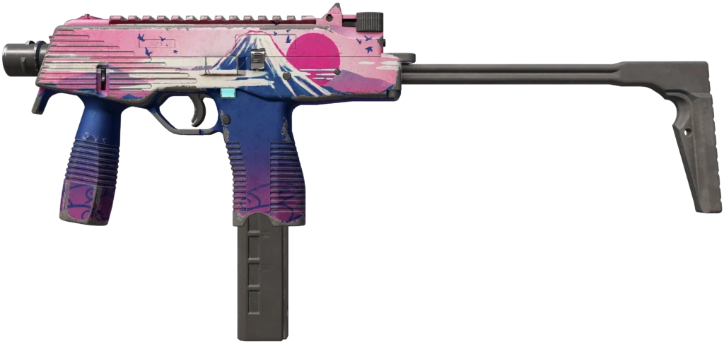 Well-Worn MP9 | Mount Fuji CS2 skin