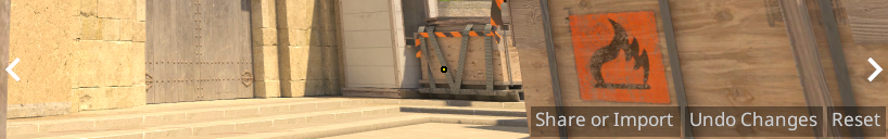 CS2 dot crosshair: yellow dot with outline