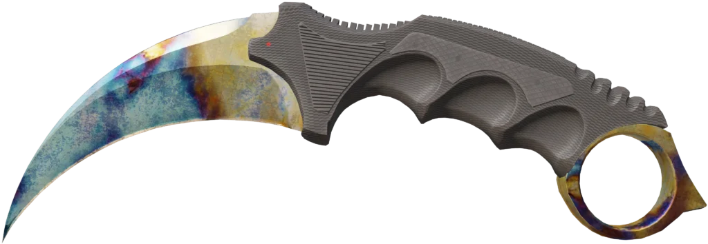 Karambit | Case Hardened Blue Gem, Pattern 381, Battle-Scarred