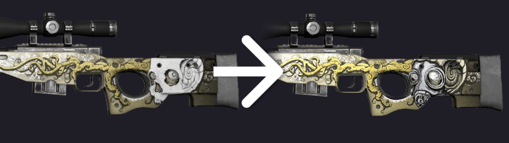 Chinese CS2 - Censored skin AWP | Worm God