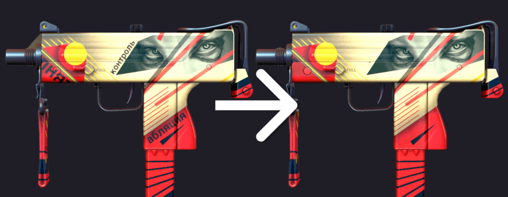 Chinese CS2 - censored skin MAC-10 | Propaganda