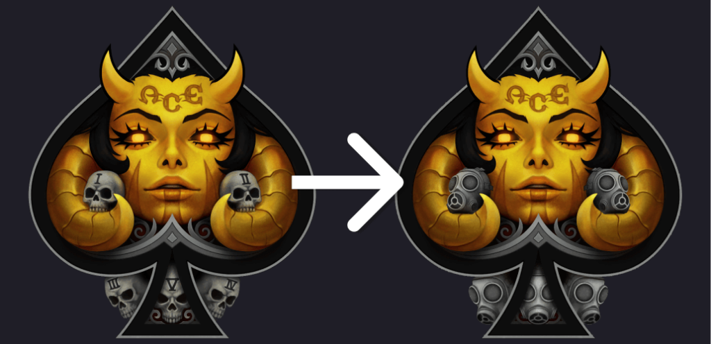 Chinese CS2: Censored Sticker | Ace Devil (Foil)
