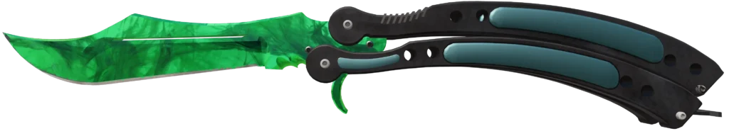Butterfly Knife | Gamma Doppler Emerald CS2 skin