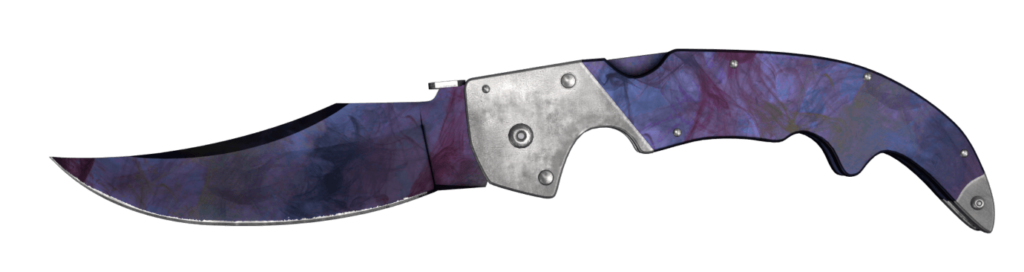 Falchion Knife | Doppler Black Pearl CS2 skin