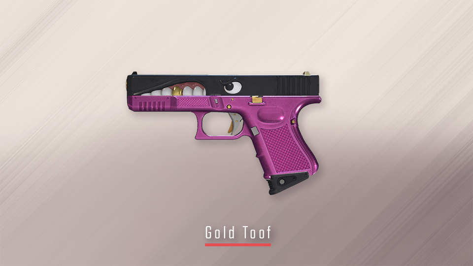 Gold Toof CS2 skin