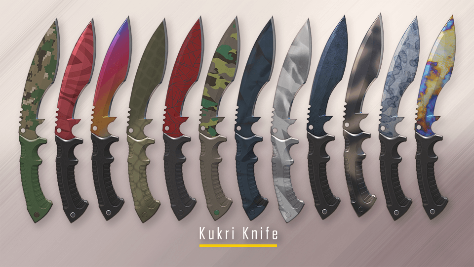 Gallery Case – Kukri Knife CS2 skins