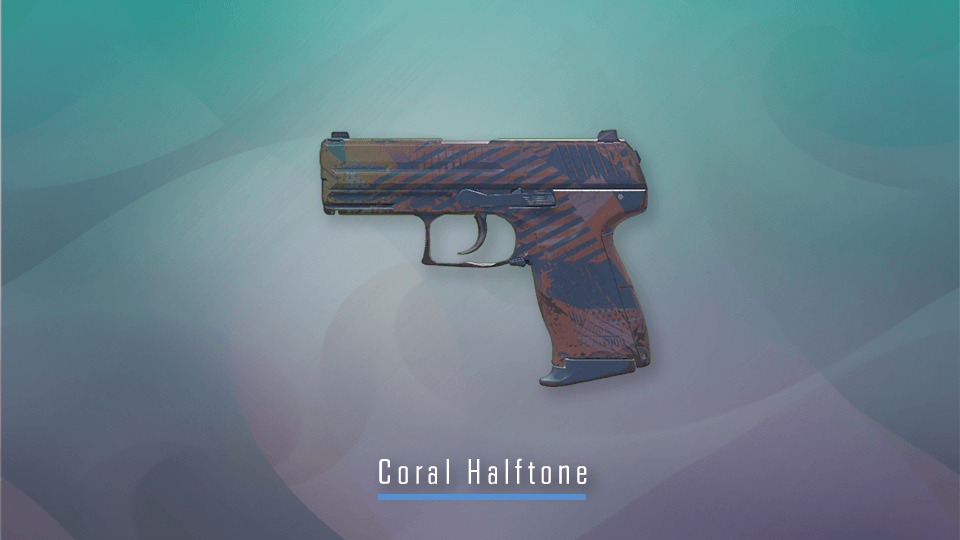 CS2 Graphic Collection – Coral Halftone CS2 skin