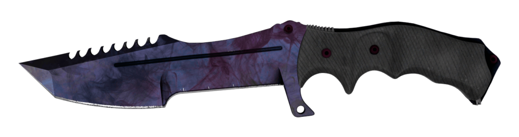 Huntsman Knife | Doppler Black Pearl CS2 skin