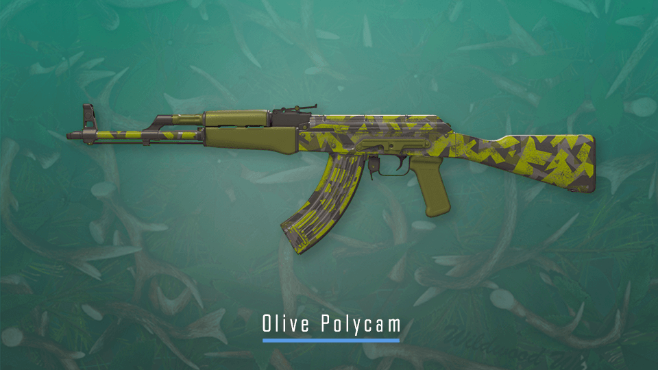 CS2 Sport and Field Collection – Olive Polycam CS2 skin