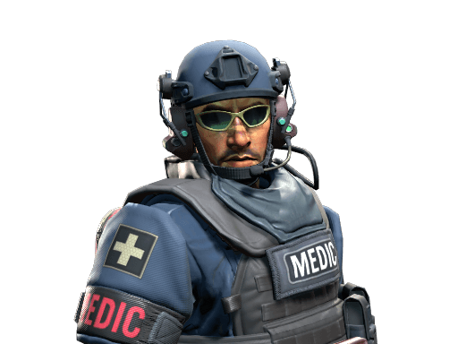 John 'Van Healen' Kask - SWAT CS2 agent skin