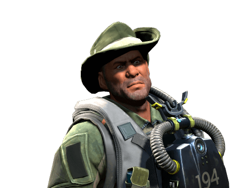 Lieutenant Rex Krikey - SEAL Frogman CS2 agent skin