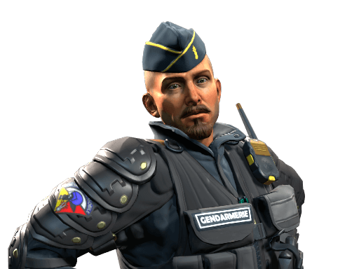 Officer Jacques Beltram - Gendarmerie Nationale CS2 agent skin