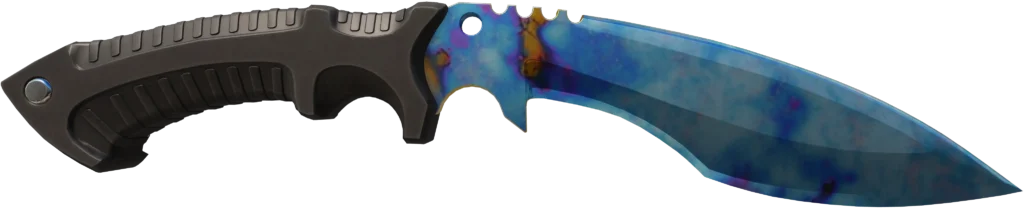 Kukri Knife | Case Hardened Blue Gem 494